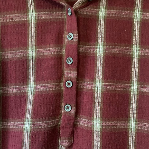 Oddy Size M Button Pullover Long Sleeve Hoodie - Picture 5 of 16